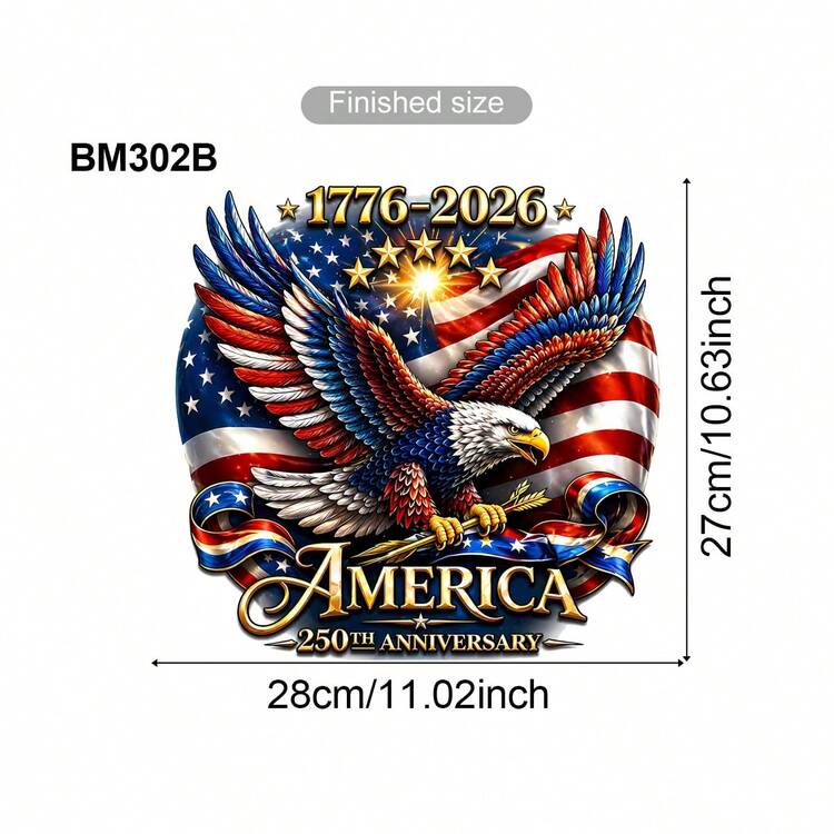 Bộ nhãn dán xe in hình cờ Mỹ & chữ Wild, decal vinyl yêu nước kỷ niệm 250 năm thành lập Hoa Kỳ 1776-2026, chống nước trang trí cho bình xăng xe máy, xe tải, SUV và cửa sổ - Nhãn dán xe hơi - Xem 11