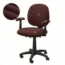 4pcs/Set Separate Office Chair Cover, Swivel Computer Chair Cover, Elastic Dust-Proof Single Sofa Cover, Suitable For Gaming Room, With Armrest Cover - Multicolor - View 14