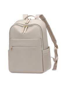 Waterproof Large Capacity Backpack Versatile Fashion - Beige - View 5