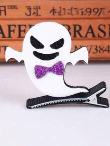1/5/10pcs Halloween Party Costume 3D Hair Clips Bat Pumpkin Skull Headwear Holiday Gifts - A - View 10