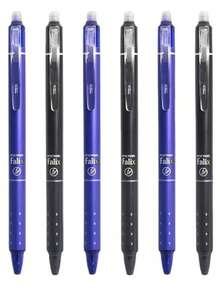 12pcs+10pcs Erasable Gel Pen Refill Set, With 0.5mm Black And Blue Gel Ink Built-In Eraser Office Supplies Exam Stationery Set Back To School - Multicolor - View 7
