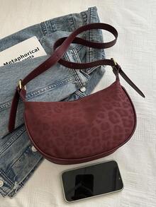 Casual Personalized Leopard Print Fashion Minimalist Chic Large Capacity Summer New Women's Shoulder Underarm Bag - Multicolor - View 9