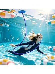 Diving Snorkel, Anti-Choking, Underwater Breathing Valve, Silicone Material Underwater Oxygen Supply Diving Device, Suitable For Beginners And Adults Deep Sea Diving Equipment - A - View 7