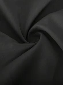 Talla Grande - Talla Grande - Pantalones elegantes de talle alto y pierna ancha para mujer, pantalones de vestir, pantalones casuales de negocios holgados, con bolsillos - Negro - Ver 5