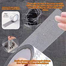 1 Roll Self-Adhesive Insect Screen Repair Tape - Waterproof Durable Fiberglass Mesh Repair For Doors And Windows, Suitable For Dormitory Screens And Curtains, Ideal For Repairing Home Screens, Back To School Essential, Household Tool - Multicolor - View 16