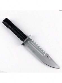 1PC Halloween Plastic Knife, Military Police Training Stage Performance Cosplay Prop, Simulation Plastic Knife, Holiday Party Role Play Prop - Multicolor - View 6