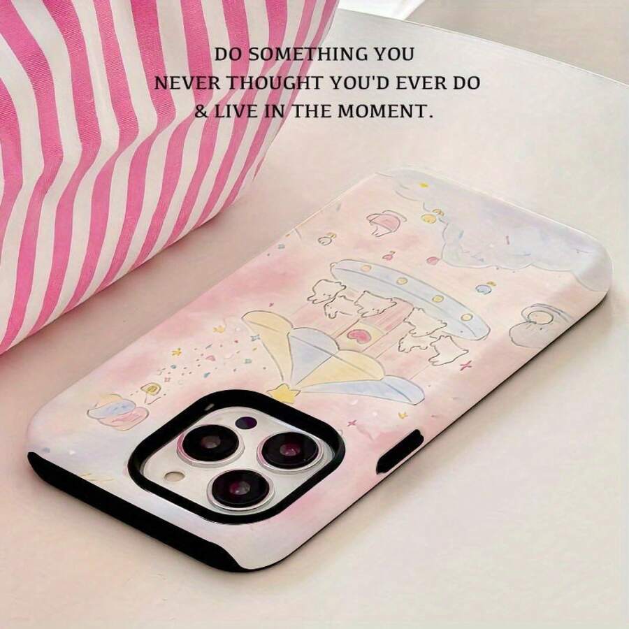 Una elegante funda para teléfono que no incluye cordón ni soporte. Funda Dream Park 2 en 1 - Duradera, Absorbe los Golpes, Protección Elegante - Para 16, 15, 14, 13, 12, 11, Plus, Pro,, Regalo de Cumpleaños Perfecto. - iPhone 14 - Ver 1