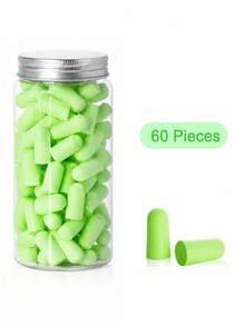 10/24/60/120pcs Ergonomic Sleep Earplugs, Noise Reduction Anti-Snoring, Suitable For Sleep, Factory, Study, Office, Travel, Relaxation, Rest, Focus, Quiet And Comfortable, Soft And Reusable, Washable, Hypoallergenic - A - View 6
