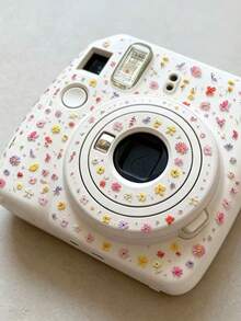 1pc Colorful Embroidered Daisy Decorative Sticker, Macaron Color Palette Floral Pattern With Mini Butterfly And English Text, Fresh Pastoral Embroidery Texture. Suitable For Collage, Phone Case Decoration, Water Bottle Sticker, Notebook Embellishment, Compatible With Various Handmade DIY Creations. - Colorful Embroidered Daisies - View 4