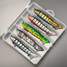 ANFS 5pcs 12.5g/19g 4.9in/0.66oz Realistic Design Swimming Lures, Suitable For Saltwater And Freshwater Fishing - Multicolor - View 12