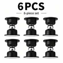 1/2/6/8pcs Ultra Strong Magnetic Silent Buffer Door Stopper, No Drilling Required, Easy Installation, Ensures Safety, Suitable For Various Types Of Doors In Home And Office, Best Christmas Gift, Black White Transparent - A - View 17