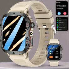 Nuevo Reloj Deportivo Inteligente Estilo Hombre 2026, Equipado con Luz LED, Llamadas Inalámbricas, Notificación de Mensajes, Modo Deportivo, Asistente de Voz, Notificación de Clima, Temporizador, Cronómetro y Otras Funciones, Reloj Inteligente para Hombre, Compatible con Android y Teléfonos Inteligentes. - Más colores - Ver 12