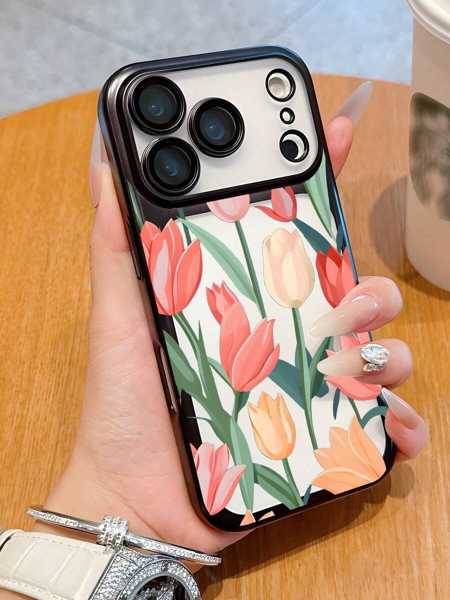 1 funda de teléfono eleganteNo incluye cordón ni soporte. Colorido. TulipánFlorPatrónMóvilTeléfonoCaso,ColoridoFlorPatrónAnticaídaA prueba de golpesResistente a los arañazosSuaveMaterialProtectorCubiertaCompatibleCon17promax/17pro/17/17Air/16promax/16pro/16plus/16/15promax/15pro/15plus/15/14promax/14pro/14plus/14/13promax/13pro/13/12promax/12pro/12 - Negro - Ver 1