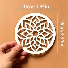 24pcs Mandala Stencil Set - Circular Patterns Suitable For Rock, Wall And Furniture Decoration, Rock Art Projects, DIY Crafts, Murals, Furniture Decoration - Sets - View 2
