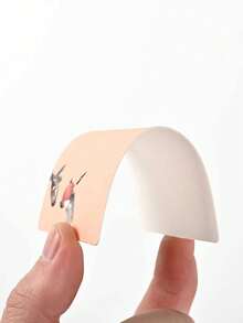 20 Peças Cartões Pequenos em Branco com Cantos Arredondados para Pintura DIY, Cartões de Texto em Papel Cartão Grosso, Cartões com Padrão Floral, Cartões Pequenos em Papel Kraft Branco, Cartões de Bênção Escritos à Mão, Cartões de Texto e Padrão em Papel Grosso, Adequados para Rabiscar e DIY Artesanal - Multicolorido - Visão 5
