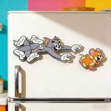 Warner Bros 2pcs Tom And Jerry Creative Magnetic Fridge Magnets, Fun Cartoon Refrigerator Magnets, Vintage Cartoon Decor, Suitable For Kitchen And Home Room Decoration (Random Style) - Multicolor - View 8