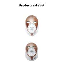 Ancient Egyptian Pharaoh Photon Mask Household LED Skin Rejuvenation Beauty Instrument Anti-Aging Brightening Facial Mask Instrument - 金色 - 查看 11