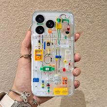 Funda para Teléfono - Este accesorio de circuito es compatible con iPhone 16, 16 Pro, 16 Pro Max, 13, 14, 14 Pro, 15, 15 Pro, 15 Pro Max, XS Max, XS y XR. Fabricado con material TPU - Multicolor - Ver 2