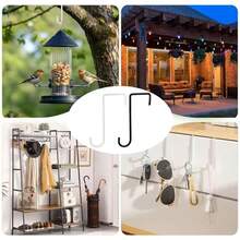 4pcs No-Drill Rust-Proof Fence Hooks, High Load-Bearing Multi-Functional Balcony Railing Flower Pot Hanging Rack - 4 - View 6
