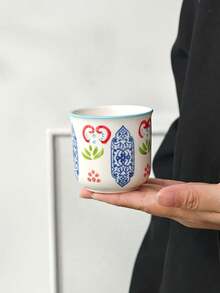 1/2 piezas Tazas de café de cerámica de estilo chino con diseño de patrón único y exquisito, tazas de cerámica minimalistas resistentes al calor, tazas de agua de alta estética para oficina y hogar, tazas de té, tazas de café latte, tazas de agua, tazas de té de la tarde para reuniones de empresa y fiestas, tazas de cerámica, tazas de desayuno para el hogar, tazas de jugo, tazas de café - muchos - Ver 7