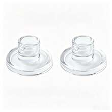 2pcs/6pcs/12pcs Transparent Short Taper Candle Holders, Suitable For Table Centerpieces, Weddings, Parties, Advent, Christmas And Home Decor - Multicolor - View 10