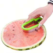 1pc Stainless Steel Watermelon Slicer And Popsicle Mold - Simple Manual Fruit Slicer With Green Handle, No Electricity Required, Perfect For Summer Snacks And Parties, Food Design, Watermelon Slicer And Chopper, Party Snack Preparation, Easy To Clean Material - Multicolor - View 11