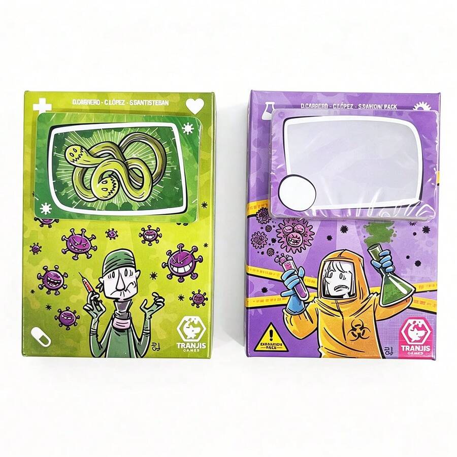 Spanish And English - Fun Party Card Game, Base Version And Expansion Pack, Humorous After-Dinner Game, Party Game, Exquisite Gift - Multicolor - View 1