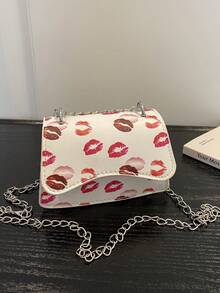 Fashionable Printed Handbag For Women, New Versatile Chain Shoulder Crossbody Bag - Multicolor - View 12