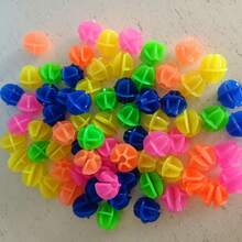 72pcs Colorful Bicycle Spoke Beads, Vibrant Plastic Beads, Various Plastic Clip-On Decorations For Bicycle Wheels, Ideal Perfect Gift, Bicycle Parts Decoration - Multicolor - View 4