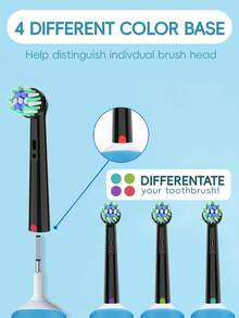 4/12 Count Compatible With OralB Electric Toothbrush Replacement Cross Clean Brush Heads, Toothbrush Head Refills Compatible With Oralb Pro Series Electric Toothbrushes - View 8