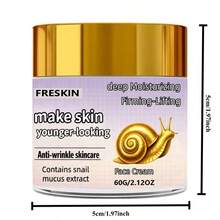 FRESKIN 抗皺提拉緊緻面霜，強效鎖水保濕，添加膠原蛋白、玻尿酸與珍貴蜂蜜深層滋養，讓肌膚顯年輕、維持肌膚狀態的護膚產品 - 抗皺霜60g - 查看 6