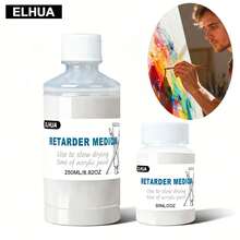 ELHUA Acrylic Paint Retarder Professional Acrylic Medium Slow-Drying/Acrylic Paint Thinner/Acrylic Paint That Extends Drying Time Suitable For Fluid Painting - Slow-drying Agent - View 2
