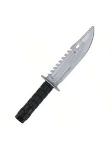 1PC Halloween Plastic Knife, Military Police Training Stage Performance Cosplay Prop, Toy Simulation Plastic Small Knife, Holiday Party Role Play Prop - Multicolor - View 7