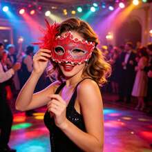 Lace Mask For Masquerade Performance, Soft And Skin-Friendly, Perfect For Women To Wear - Multicolor - View 2