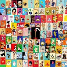 120張柔和春季風景圖案貼紙 手帳藝術裝飾貼紙 學用品 - 120PCS - 查看 5