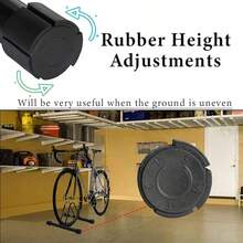 1PC Bike Stand,Adjustable Bike Rack Garage, Indoor/Outdoor Bicycle Stand, Tire Width Adjustable 1"To 4",Bike Stand Floor For Mountain And Road Bike - Multicolor - View 9