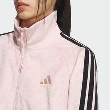 AdidasSTORY VELVET品牌logo三條紋運動休閒短長袖外套外套 女裝 - 淺粉色 - 查看 4