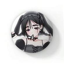 58mm Pop Cartoon Cute Girl Sua Soft Button Pins Anime Alien Stage Coin Brooches On Backpack Decor Round Badges For Bag Hat Jewelry Gifts - 58 mm - View 18