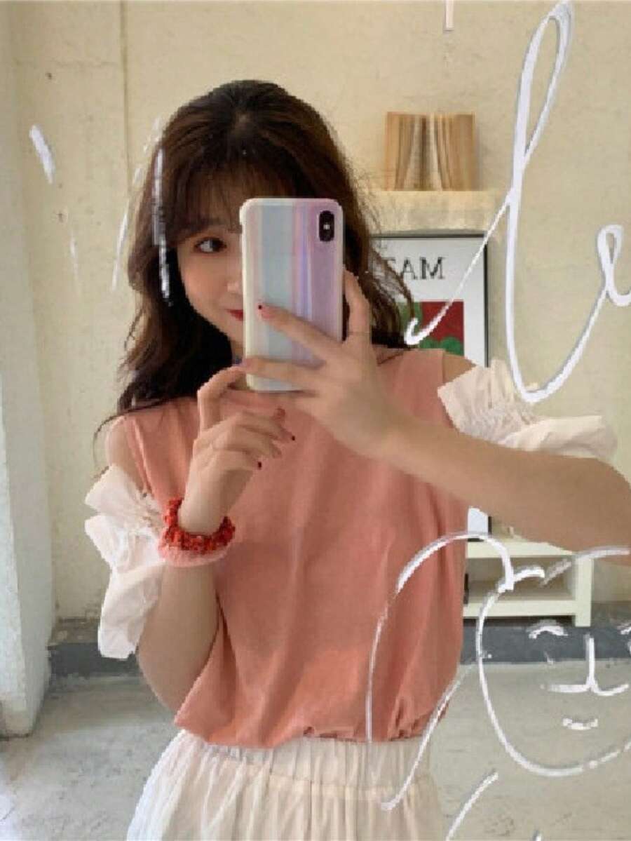 Women Tops - Pink - View 1
