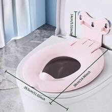 Cute Cat Design Toddler Toilet Training Seat, Non-Slip Potty Training Ring With Wall-Mounted Storage Hook, Portable Baby Bathroom Toilet Seat - Toilet Seat - View 15