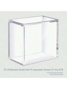TOOUEE ETB, Estuche Protector Booster 5mm Acrílico Estuche de Exhibición, Acrílico Ultra Transparente Compatible con Caja de Entrenador de Élite, Caja de Exhibición a Prueba de Polvo Duradera & Resistente a Impactos Cierre Magnético de Tapa Vitrina Cristalina - transparente - Ver 12
