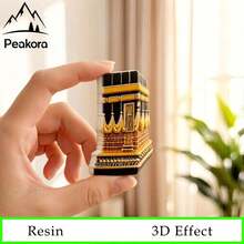 樹脂 3D 冰箱磁鐵－伊斯蘭麥加紀念裝飾冰箱磁鐵，居家廚房裝飾，齋月、開齋節、宰牲節系列禮品 - 1PC - 查看 5
