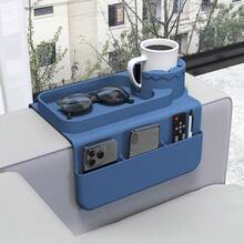 1pc Silicone Beverage Coffee Cup Holder Sofa Armrest Tray Multi-Functional Creative Life Cup Holder - Multicolor - View 4