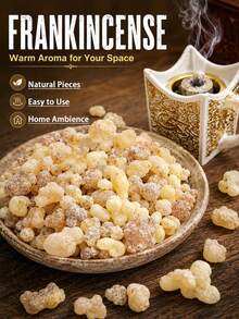 6/25/50/100g Pure Frankincense, Natural Incense, No Additives, Naturally Dried, Long-Lasting Fragrance, Hand-Selected - Mastic - View 2