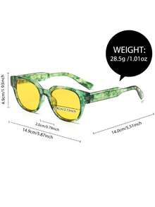 1 Pair Women's Fashion Glasses, Summer Beach Accessory - Multicolor - View 4