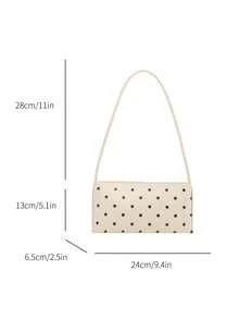 Light Luxury New Fashion Design Premium Shoulder Bag - White - View 2