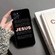 Christian Bible Verse Jesus Phone Case Compatible With 15 14 13 12 Mini 11 Pro XS Max X XR SE 6 7 8 Plus, Soft Silicone Case, Compatible With 17 Pro Max, 17 Pro, 17, 16, 16 Pro Max, 15 - Z4 - View 1