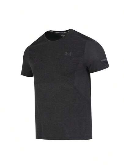 Under Armour Men's Sports T-Shirt & Tank Top UA SEAMLESS STRIDE SS2026 Summer New Men's Training Casual Crew Neck Short Sleeve T-Shirt 1375692-001