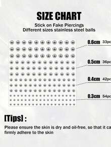 1pc Y2K Punk Vibes: Easy To Stick Rhinestone Stickers, Perfect For Instant Party Makeover - Eye, Nose And Ear Accessories Suitable For Women And Girls Halloween - Multicolor - View 9