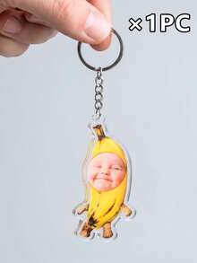 Custom Acrylic Keychains, Fun Commemorative Pendants, Perfect For Baby's Birthday, Back-To-School Season, Backpacking Trips, 1/3/5 Pieces Available. - Multicolor - View 19